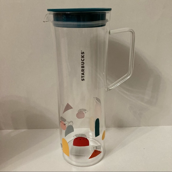 Starbucks Playful Hedgehog Glass Pitcher